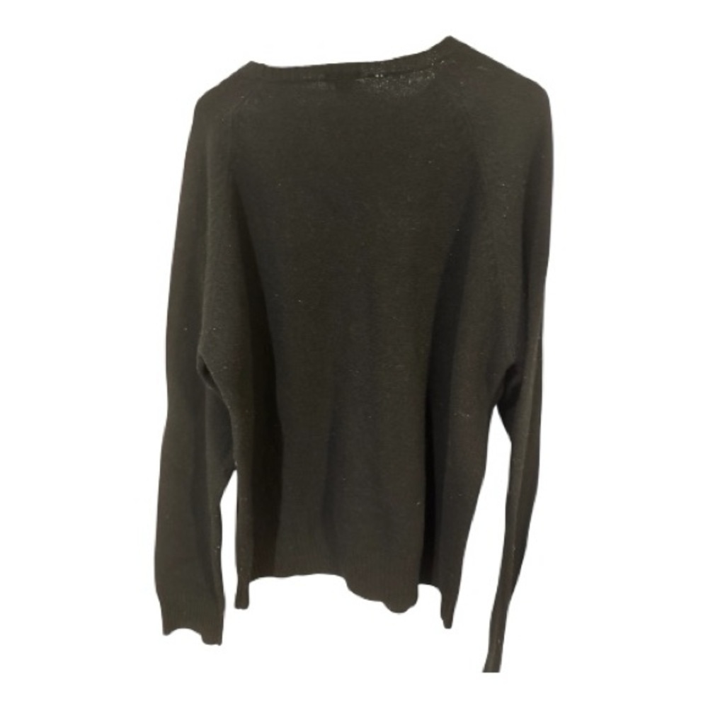 J. Crew Men's Black Crewneck Sweater 100% Lambs Wool XL - Picture 3 of 6